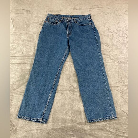 Levi's 550 Jeans Men's 36X30 Blue Denim Relaxed Fit Tapered Leg Casual - Picture 3 of 13